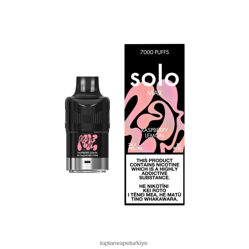 Toptan Vape 2FHX0T76 - Solo MAX kapsül ahududu limonu