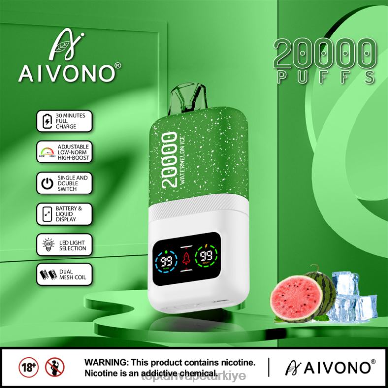 Aivono AIM magic 20000 karpuz buzu - 8826J75 Vape Toptan Satış