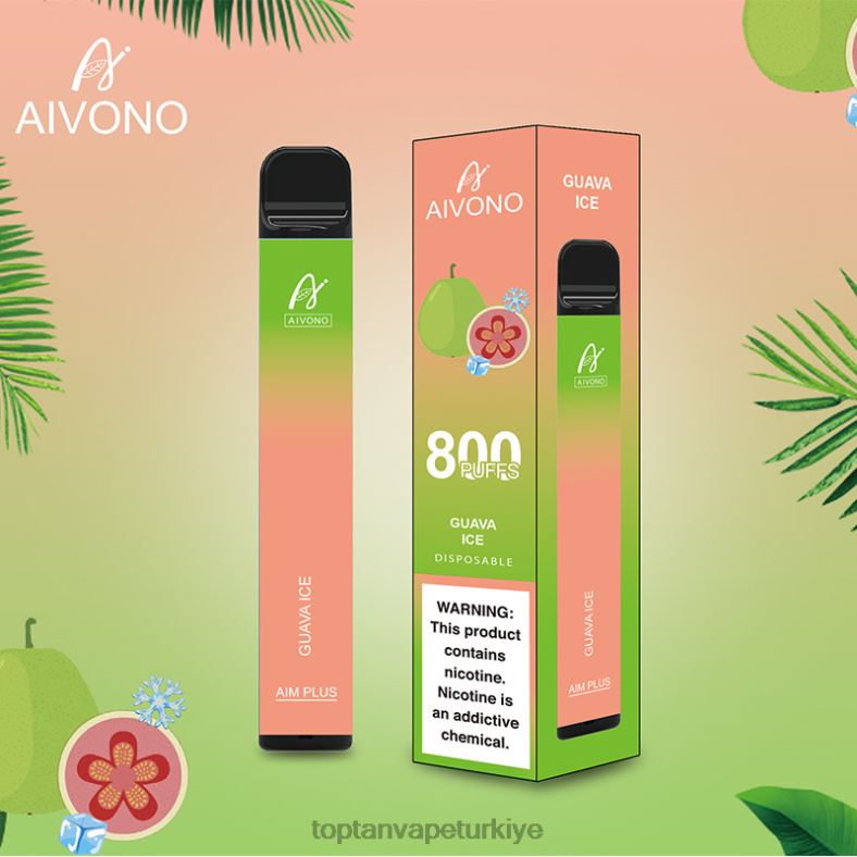 Aivono AIM PLUS 800 guava buzu - 8826J180 Toptan Vape