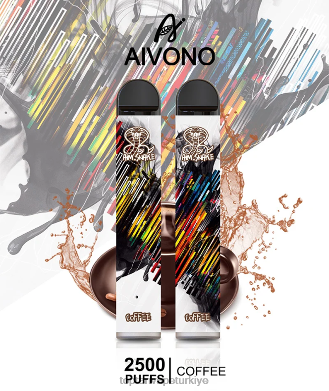 Aivono AIM SNAKE 2500 Kahve - 8826J300 Toptan Vape