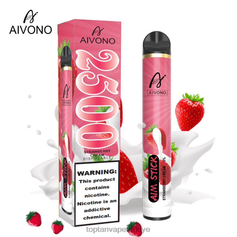 Aivono AIM STICK 2500 çilek kreması - 8826J155 Vape Toptan Satış