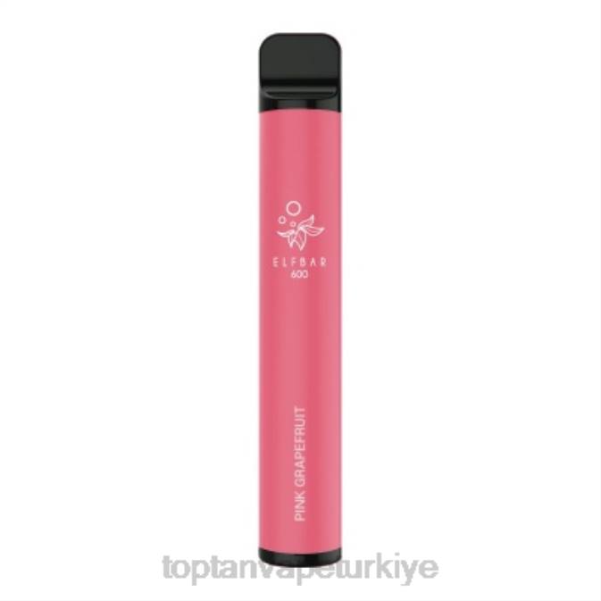 toptan Vape Türkiye - pembe greyfurt 86VR105 ELFBAR 600