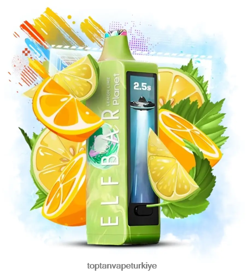 Elf Bar Planet 25000 - JZ68LH16 limon limonu Vape Türkiye