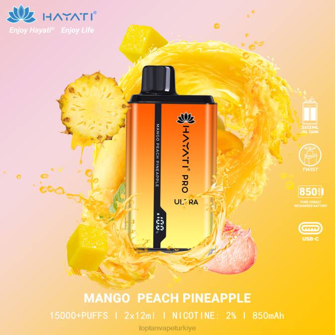 mango şeftali ananas