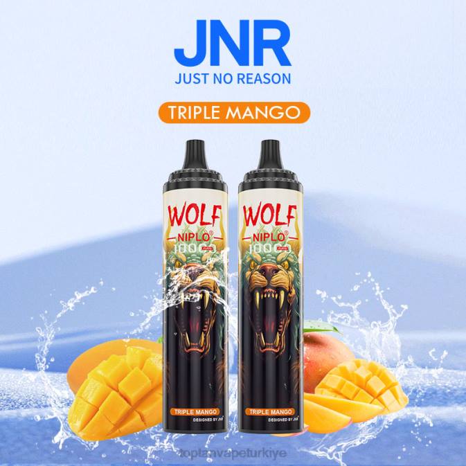 toptan Vape Türkiye - üçlü mango 86VR775 JNR WOLF NIPLO