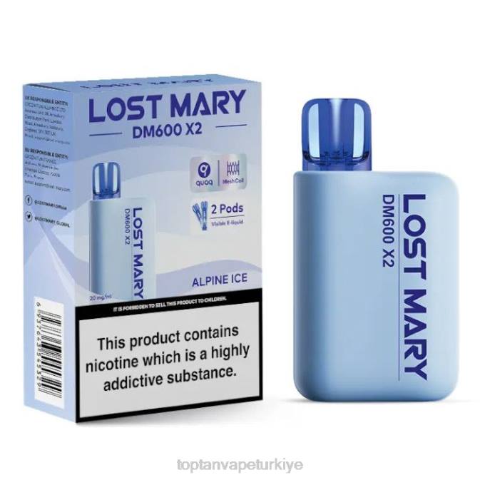 toptan Vape - Alp buzu 86VR464 LOST MARY DM600 X2