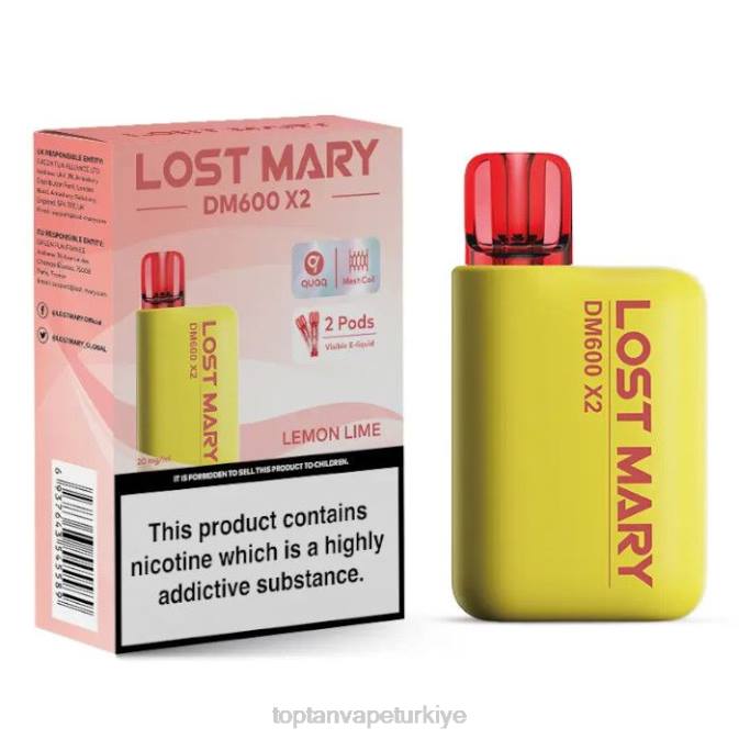 toptan Vape - limon dilimi 86VR474 LOST MARY DM600 X2