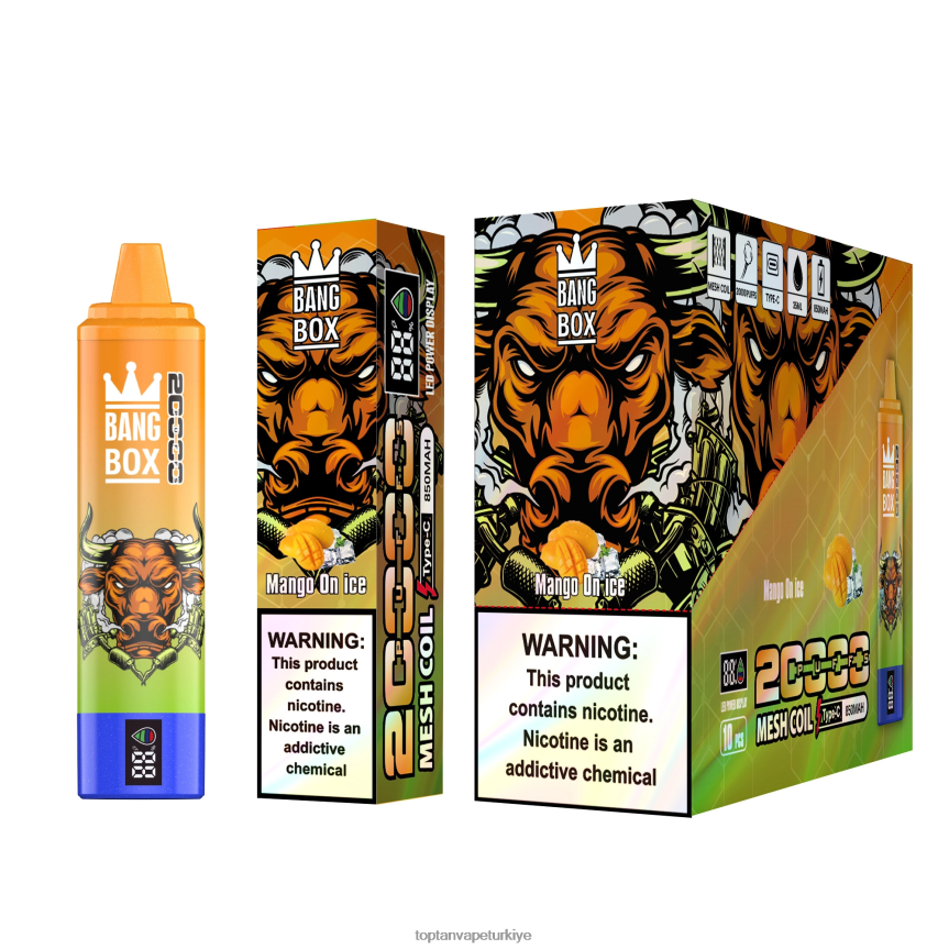 Bang Box 20000 4N0B4D54 - Toptan Vape buz üzerinde mango