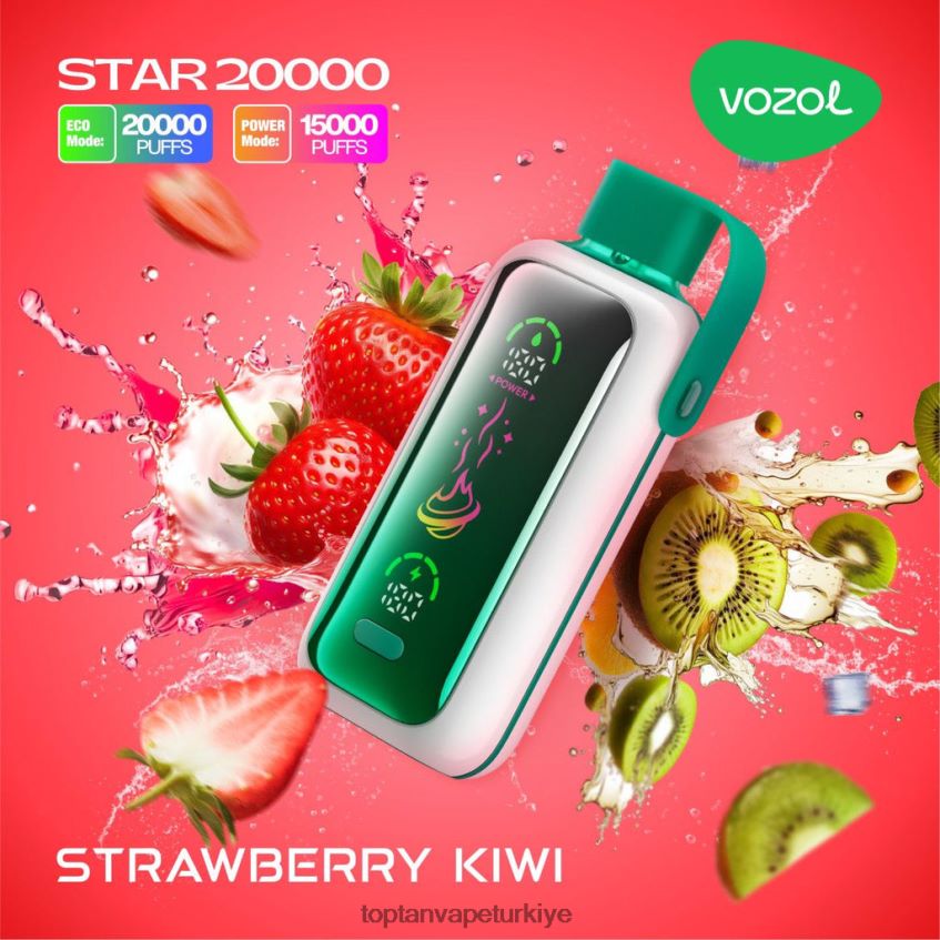 Türkiye'De Vape çilek kivi HJ68N820 VOZOL STAR 20000