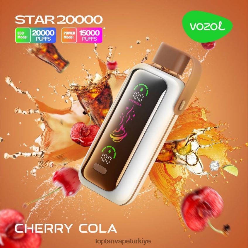 Türkiye'De Vape kiraz kola HJ68N86 VOZOL STAR 20000