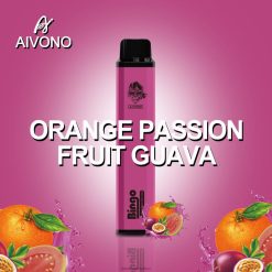Aivono AIM BINGO 4000 turuncu çarkıfelek meyvesi guava - 8826J132 Toptan Vape