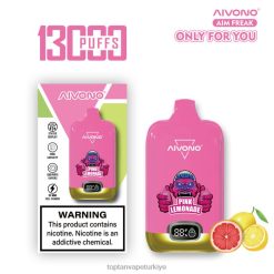 Aivono AIM FREAK 13000 pembe limonata - 8826J249 Toptan Vape Türkiye