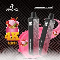 Aivono AIM FREAK 4000 çilekli dondurma - 8826J263 Türkiye Vape Fiyatları