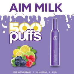 Aivono AIM MILK 500 mavi razz limonata - 8826J264 Vape Türkiye