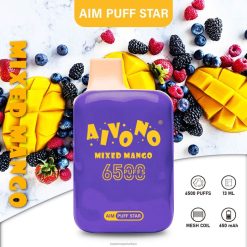 Aivono AIM PUFF STAR 6500 karışık mango - 8826J296 Vape Türkiye