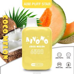 Aivono AIM PUFF STAR 6500 kavun - 8826J297 Toptan Vape Türkiye