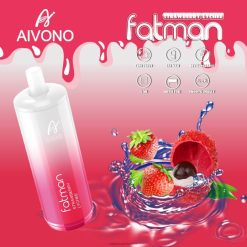 Aivono FATMAN 6800 çilekli liçi - 8826J23 Türkiye Vape Fiyatları