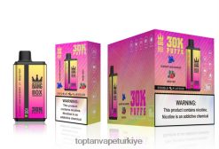 Bang Box 30000 puf çift tat 4N0B4D66 - Türkiye'De Vape yaban mersini ekşi ahududu ve karışık meyve