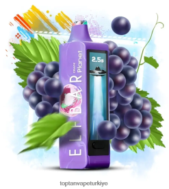 Elf Bar Planet 25000 - JZ68LH13 üzüm Vape Türkiye Satış