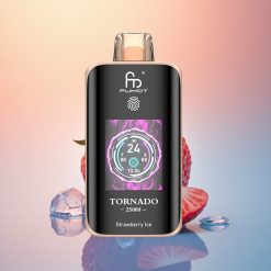Fumot Tornado 25000 Puffs Çilek Buz 700mAh 20ml Nikotin