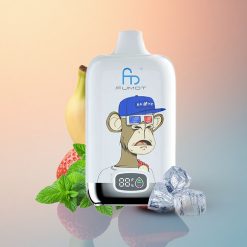 Fumot Tornado Digital Box 12000 Puffs Çilek Muz 550mAh 20ml