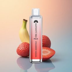 Hayati Pro Max 4000 Puffs Çilek Muz 1400mAh Şarj Edilebilir