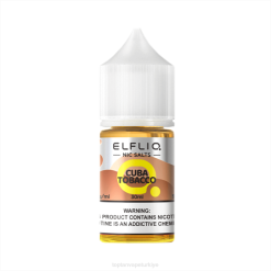 RNFJ16 Küba tütün ELFBAR ELFLIQ Nic Tuz 30ml
