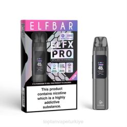 RNFJ3 gri ELFBAR ELFX Pro Pod Cihazını Aç