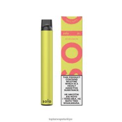 Toptan Vape 2FHX0T12 - Solo tek kullanımlık elektronik sigara ekşi limon