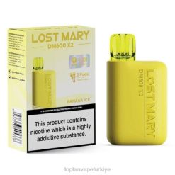 toptan Vape Türkiye - muzlu buz 86VR465 LOST MARY DM600 X2