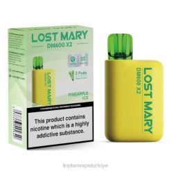Türkiye'de Vape - ananaslı buz 86VR477 LOST MARY DM600 X2