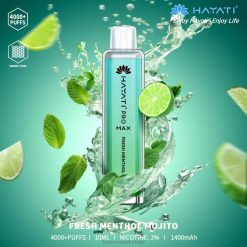 Türkiye'de Vape - taze mentol mojito 86VR187 Hayati Pro Max 4000