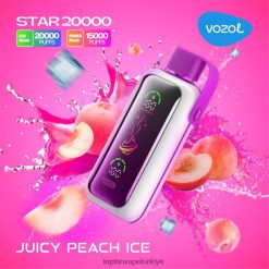 Vape Toptan Satış sulu şeftalili buz HJ68N810 VOZOL STAR 20000