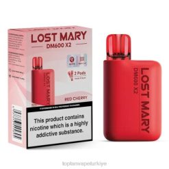 Vape Türkiye - kırmızı kiraz 86VR479 LOST MARY DM600 X2